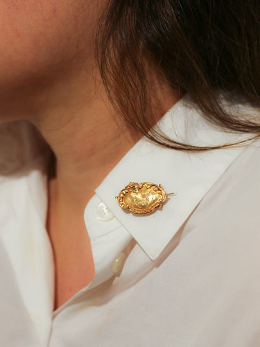 Broche Broche art nouveau en or et perles fines 58 Facettes 547