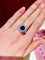 Bague 57 Bague Marguerite Saphir et Diamants 58 Facettes