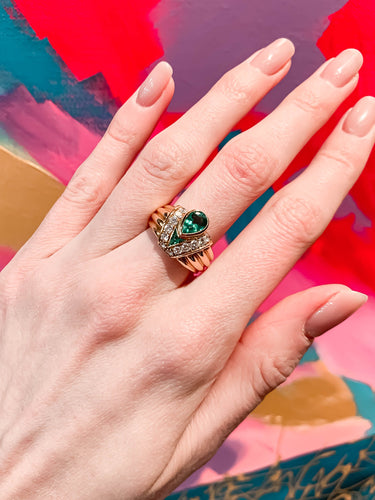 Bague 51 Bague Fred Emeraudes 58 Facettes