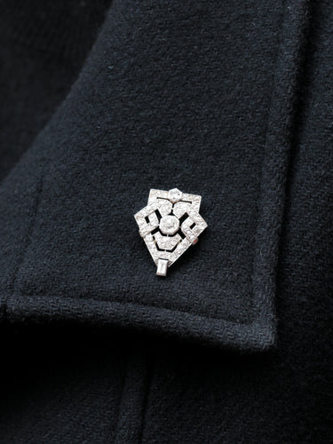 Broche Broche Art-Déco diamants 58 Facettes 665