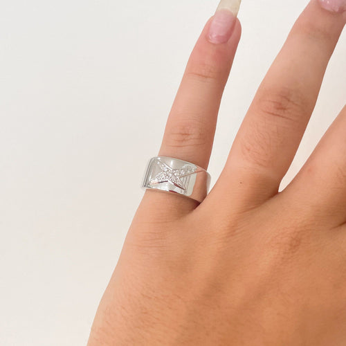 Bague 51 Anneau Etoile MAUBOUSSIN 58 Facettes