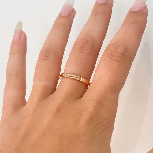 Bague 57 Alliance CARTIER 58 Facettes