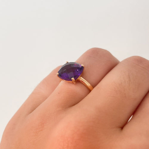 Bague 52 Bague Améthyste 58 Facettes