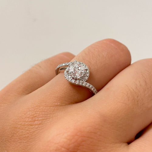 Bague Bague Tourbillon diamants en or blanc 58 Facettes