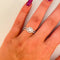 Bague Bague Solitaire Diamant 0.43ct Couleur D 58 Facettes 1