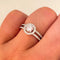 Bague Bague Solitaire Diamant 0.43ct Couleur D 58 Facettes 1