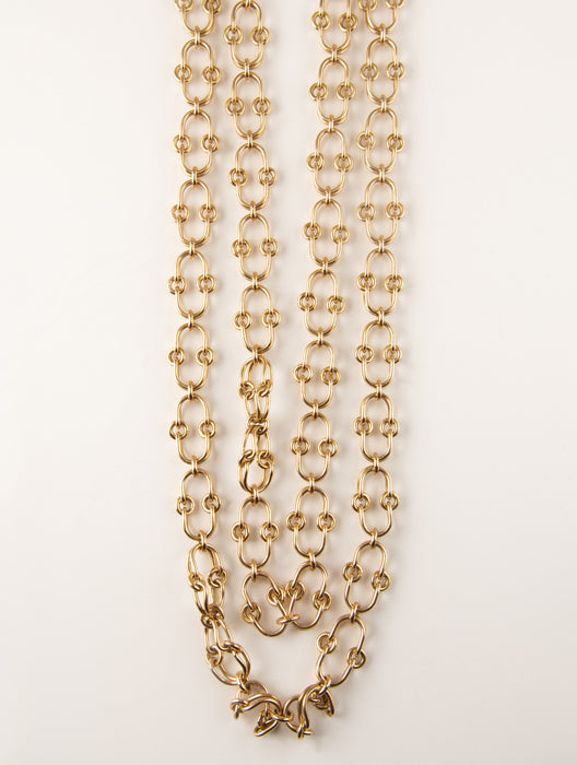 Chaumet - Lange Halskette aus Gelbgold