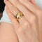 Bague Bague Bombée Or jaune 58 Facettes
