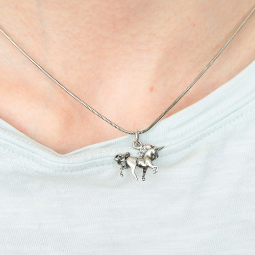 Collier Collier licorne Argent 58 Facettes