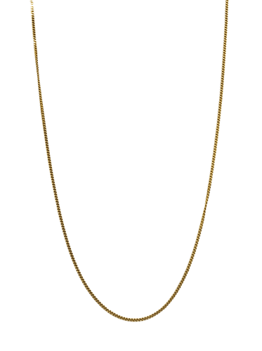 Collier Chaine or jaune 18k maille gourmette 58 Facettes