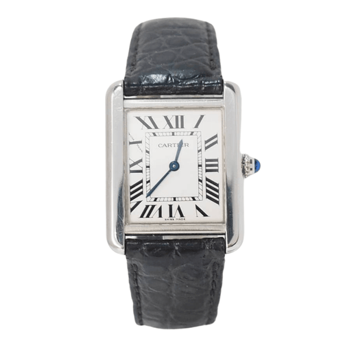 Montre Cartier - Montre Tank Solo en acier 58 Facettes 32152