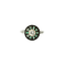 Bague 54 Bague Solitaire Fleur Diamant Emeraudes Email 58 Facettes