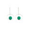 Boucles d'oreilles Boucles d'oreilles Paola Zovar Agates vertes 58 Facettes