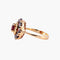 Bague 49.5 Bague Marguerite grenats 58 Facettes