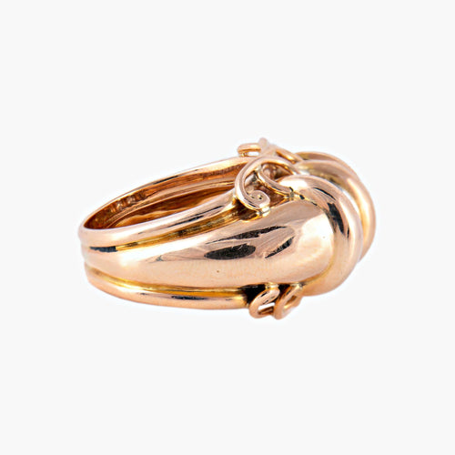 Bague 51.5 Bague or rose et diamants 58 Facettes P6L17