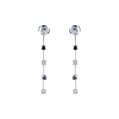 Boucles d'oreilles Boucles d'oreilles pendantes en diamants 58 Facettes