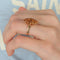 Bague 49 Bague Citrine marquise 58 Facettes JE208