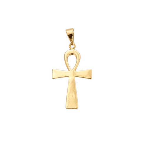 Pendentif Pendentif Croix Ankh Or Jaune 58 Facettes