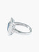 Bague 54 BAGUE  OR BLANC SAPHIR/DIAMANTS 58 Facettes 418 50070