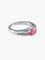 Bague 51.5 BAGUE OR GRIS RUBIS ET DIAMANTS 58 Facettes 419 00086