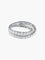 Bague 52.5 ALLIANCE DEMI TOUR DIAMANTS OR GRIS 58 Facettes 404 50032