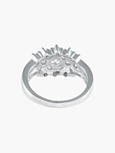 Bague 54 BAGUE OR GRIS - DIAMANTS 58 Facettes 422 50064