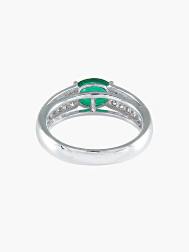 Bague 52.5 BAGUE EMERAUDE ET DIAMANTS 58 Facettes 417 00087