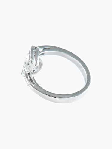 Bague 52.5 BAGUE OR GRIS TOUT DIAMANT 58 Facettes 422 00279