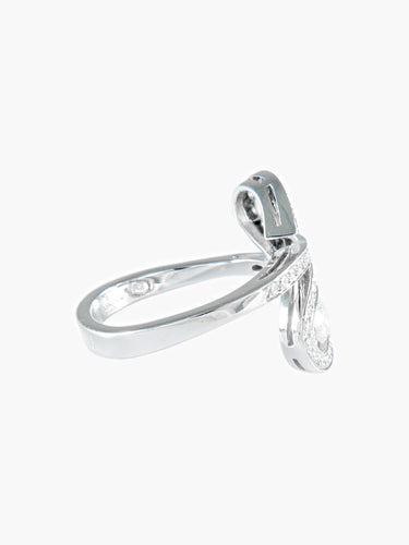 Bague 52.5 BAGUE OR GRIS TOUT DIAMANT 58 Facettes 422 00279