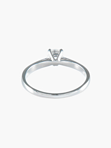 Bague 53.5 BAGUE SOLITAIRE JONC/BRILLANT 58 Facettes 412 50088