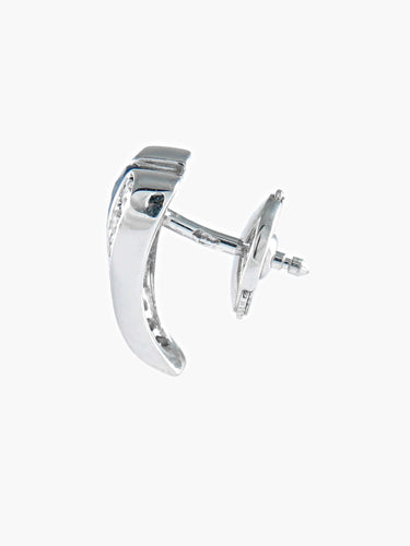 Boucles d'oreilles BOUCLE D'OREILLES OR GRIS SAPHIR 58 Facettes 47850008