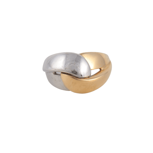 Bague Bague Entrelacs bicolore 58 Facettes 1