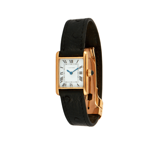 Montre CARTIER - Montre Mini Tank or jaune 58 Facettes