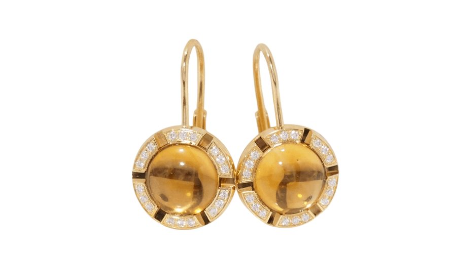 Boucles d'oreilles Chaumet - boucles d'oreilles or jaune 58 Facettes 32115