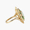 Bague 53 Bague Marquise Opale Emeraudes Diamants 58 Facettes
