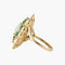 Bague 53 Bague Marquise Opale Emeraudes Diamants 58 Facettes
