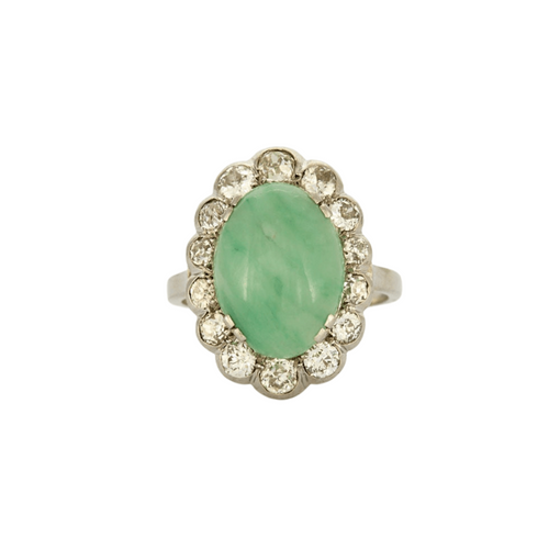 Bague 49 Bague Jade Diamants 58 Facettes 1933