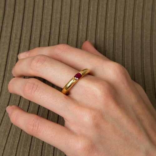 Bague CARTIER Bague Ellipse Rubis 58 Facettes 1