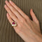 Bague 46 Bague Jupe Rubis cabochon Diamants 58 Facettes HS20852