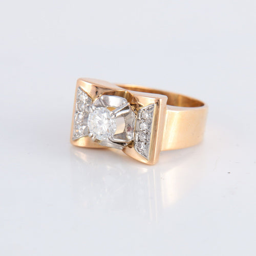 Bague 52.5 Bague Tank Diamants 58 Facettes 1