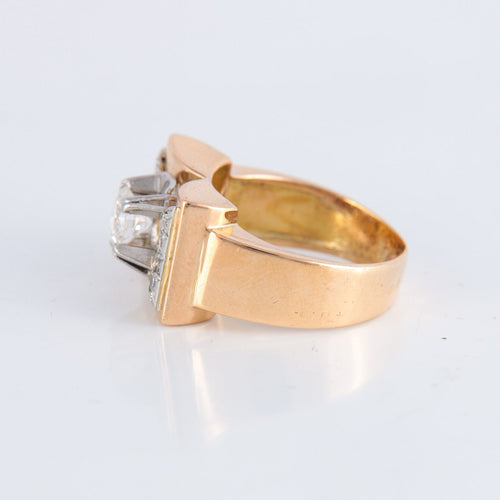 Bague 52.5 Bague Tank Diamants 58 Facettes 1