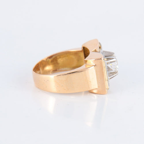 Bague 52.5 Bague Tank Diamants 58 Facettes 1