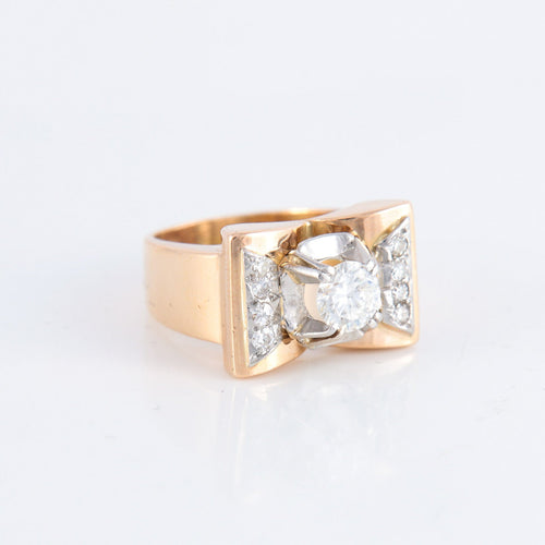 Bague 52.5 Bague Tank Diamants 58 Facettes 1