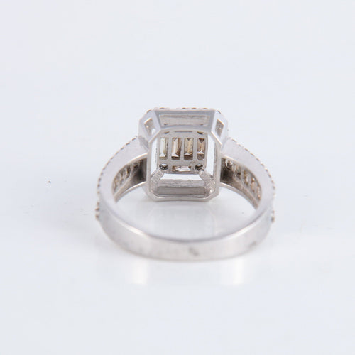 Bague Bague Illusion Diamants 58 Facettes 1