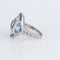 Bague 54 Bague style Art Déco Platine Saphirs Diamants 58 Facettes 1