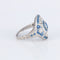 Bague 54 Bague style Art Déco Platine Saphirs Diamants 58 Facettes 1