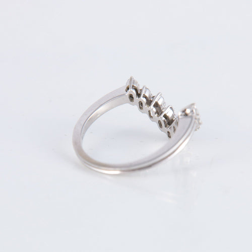 Bague 52 Bague V Diamants 58 Facettes 1