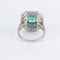 Bague 54 Bague Style Art Déco Emeraudes Diamants 58 Facettes 1