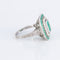 Bague 54 Bague Style Art Déco Emeraudes Diamants 58 Facettes 1