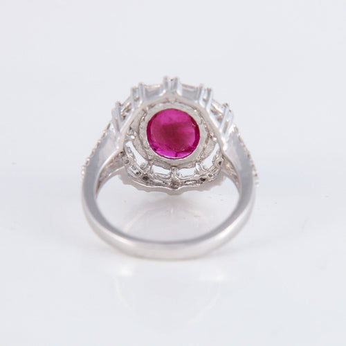 Bague 54 Bague Pompadour Rubis Diamants 58 Facettes 1